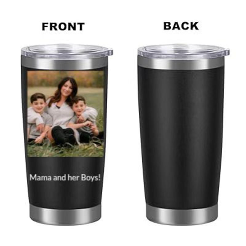 Coffee Equipment Logo - カスタムロゴ入り パウダーコーティング 二重壁構造 トラベルタンブラー 保温保冷コーヒーマグ 20オンス