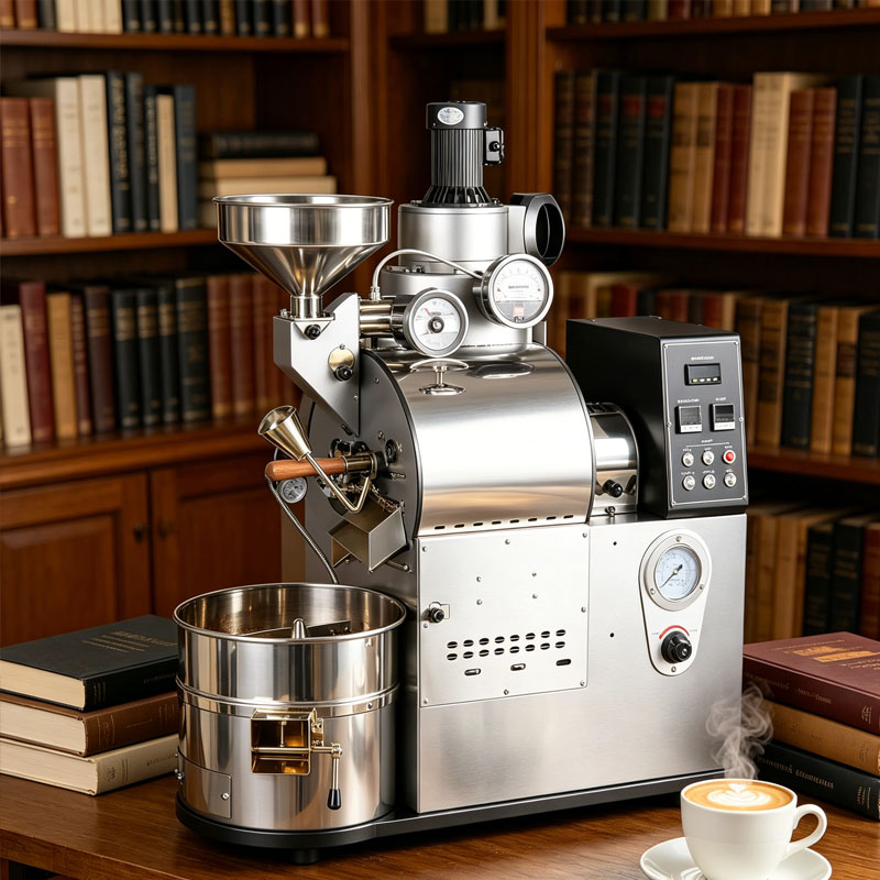 Coffee Equipment Tray - コーヒーロースターマシン、コーヒー豆焙煎機、冷却トレイ付き、カフェ、焙煎所、コーヒーショップ向け、カスタマイズ可能