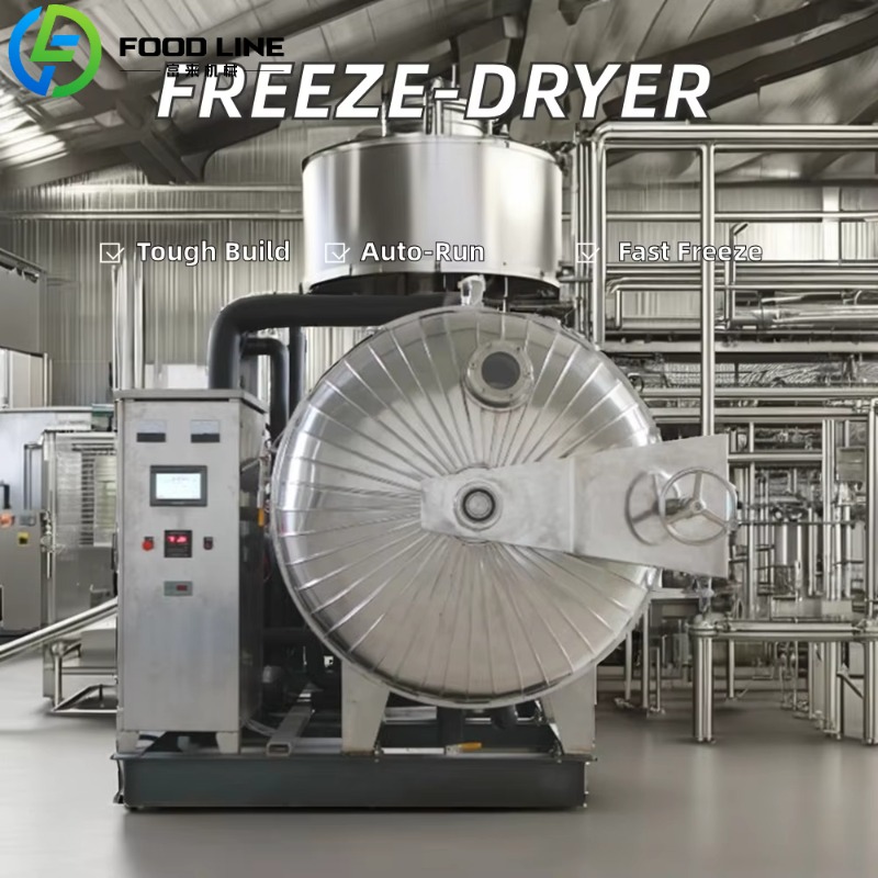 Coffee Equipment Price - 工場価格自動モーター真空凍結乾燥装置 キャンディー・フルーツ・野菜・コーヒー・牛乳製造ライン