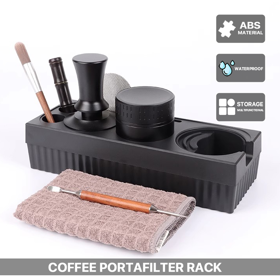 Portafilter 58Mm - ABSコーヒーポートフィルターホルダー,エスプレッソマットスタンド,ノックボックス,コーヒーアクセサリー,51mm, 53mm, 58mm