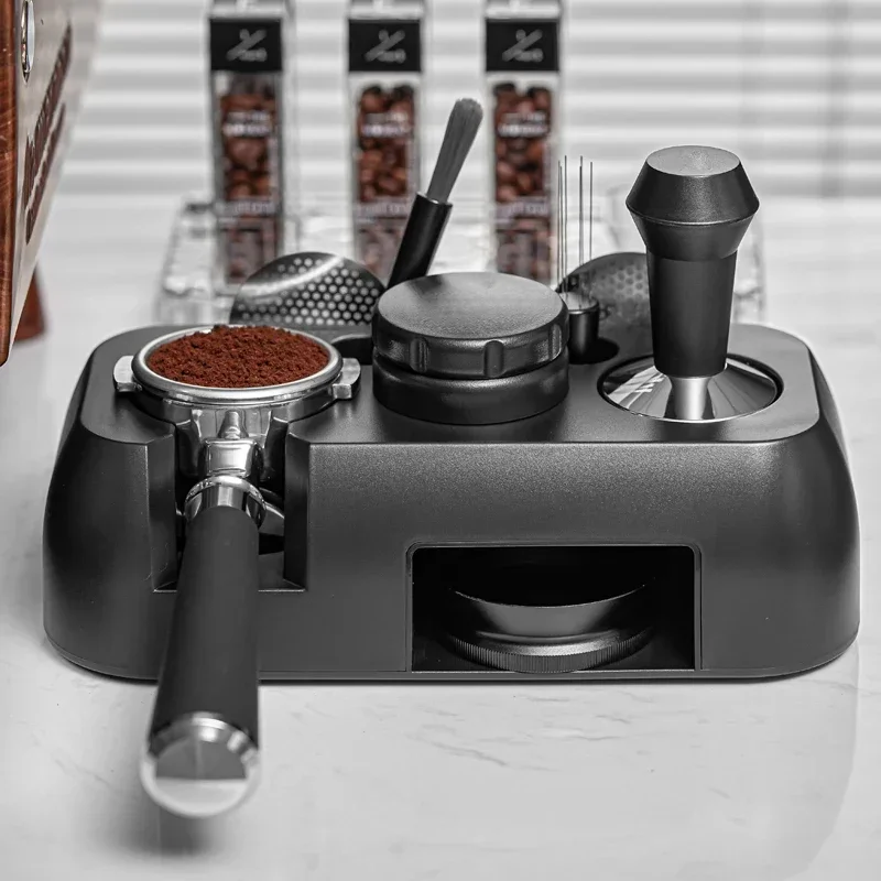Portafilter 58Mm - コーヒータンパーステーション 51/53/54/58mm ユニバーサル ABS エスプレッソポルタフィルター収納ラック コーヒーディスペンサーホルダーベース