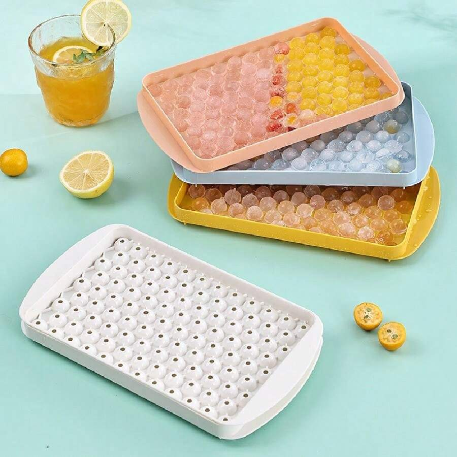 Coffee Equipment Tray - 1PC 104 グリッドミニアイスキューブトレイアイスボールメーカー型小型砕氷トレイ冷却ドリンクコーヒージュースツール家庭用パーティー