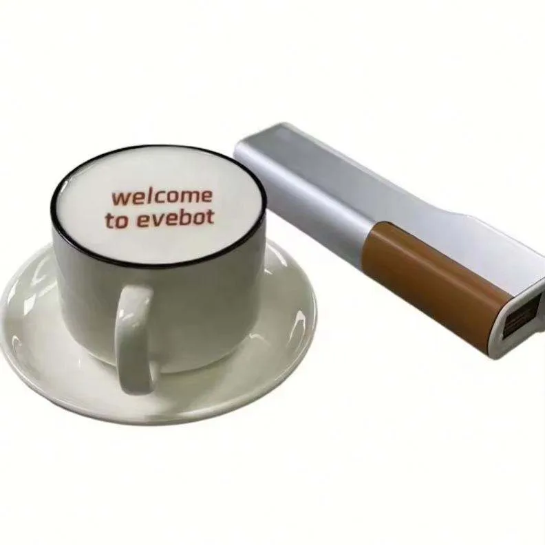 Coffee Equipment Logo - ラテアート印刷機コーヒープリンターコーディング機器インクジェットロゴデザインポータブル印刷コーヒーショップカフェ