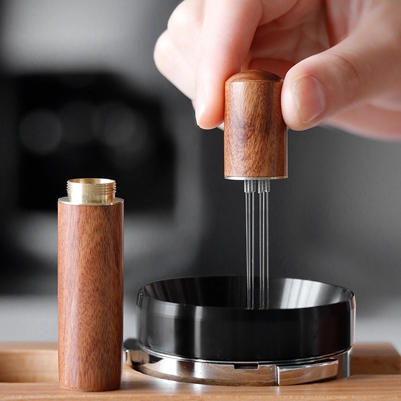 Coffee Equipment Distributor - ステンレス製コーヒーパウダータンパー エスプレッソパウダースティラーディストリビューター レベラー WDTツール カフェ用攪拌ツール バリスタアクセサリー