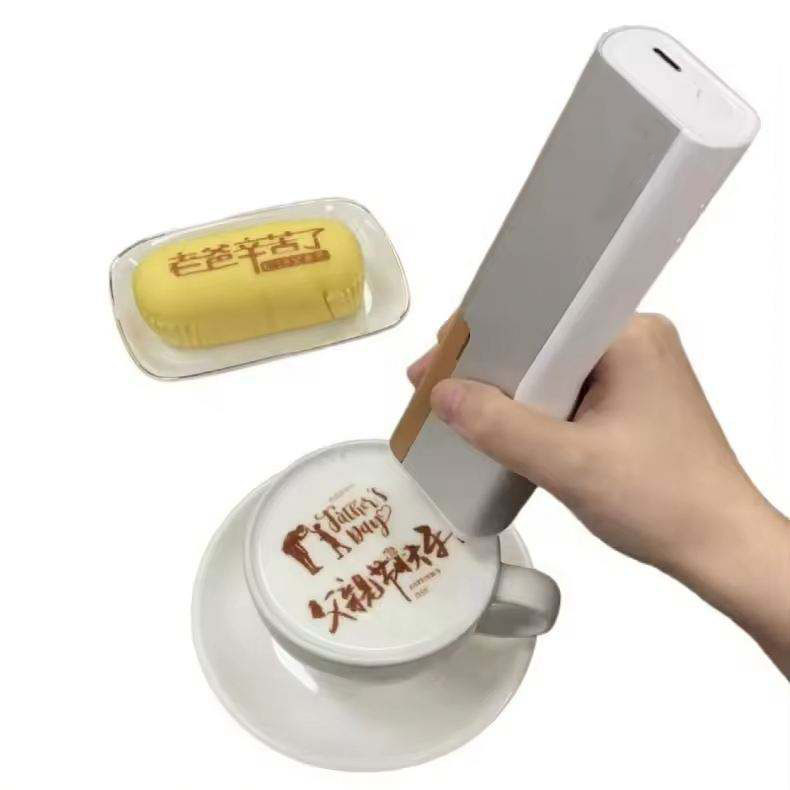 Coffee Equipment Logo - コーディング機器インクジェットデザインロゴ印刷ポータブルラテアート印刷機コーヒーショップコーヒー印刷機