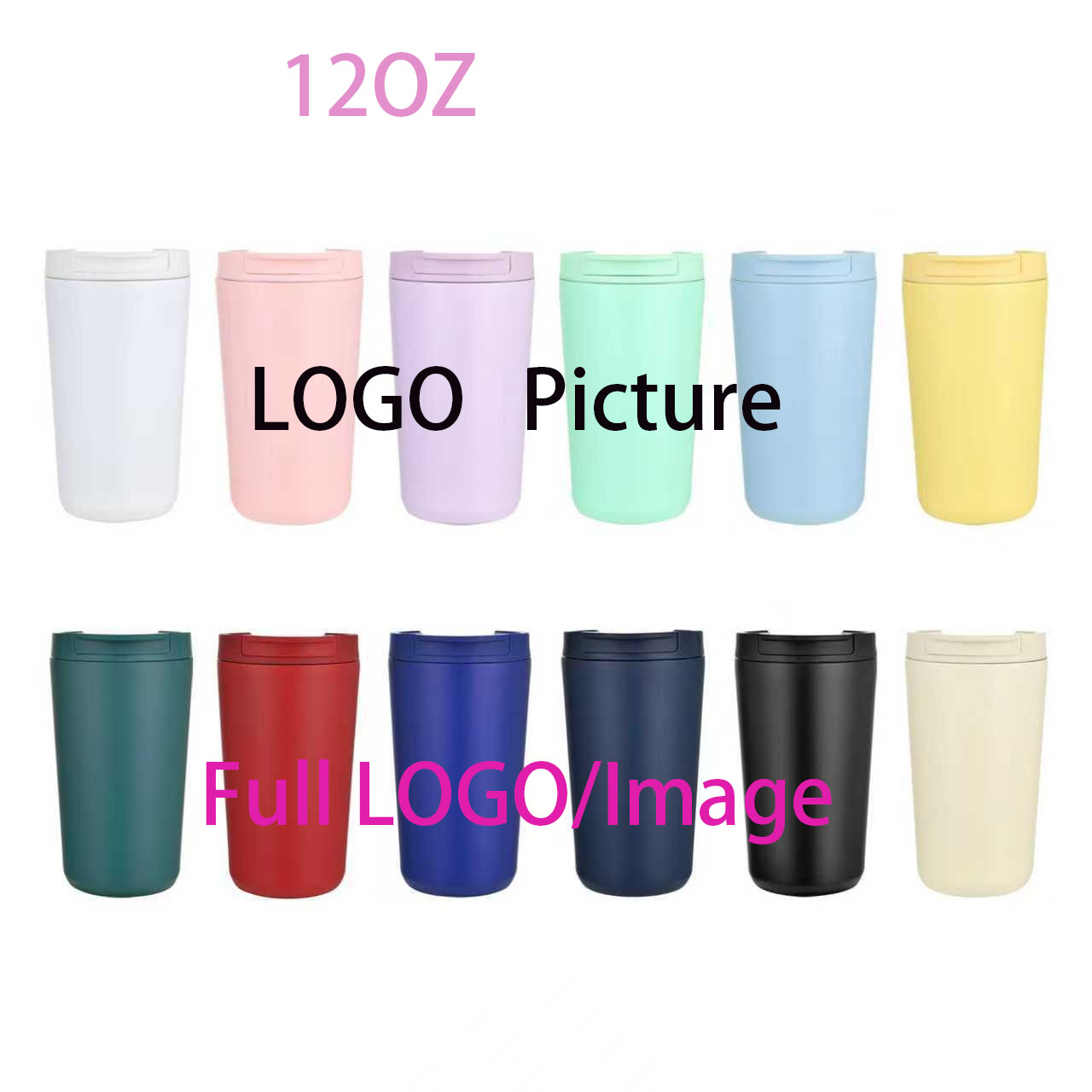 ロゴ画像 1/2M カフェ 12オンス コーヒーカップ 30 - Coffee Equipment Logo のレビューと価格