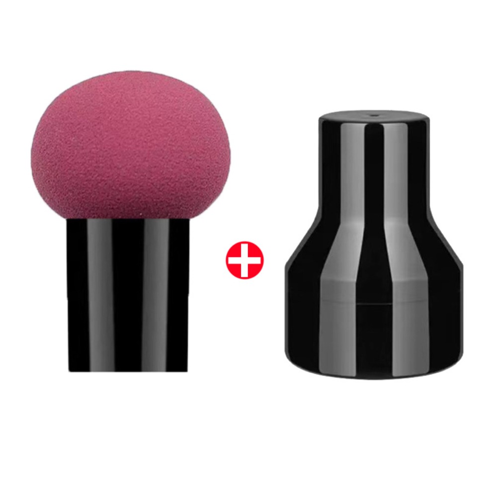 新しいキノコ型メイクアップスポンジ 収納ボックス付き 乾湿両 - Group Head Brush のレビューと価格