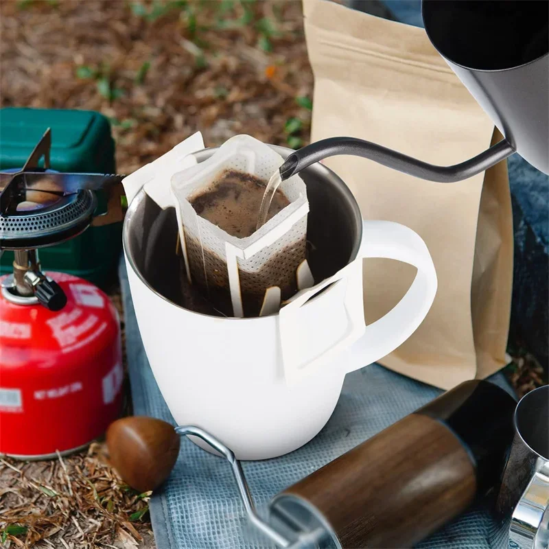 生分解性コーヒーフィルターバッグ使い捨てドリップ醸造ツールコ - Coffee Equipment Distributor のレビューと価格