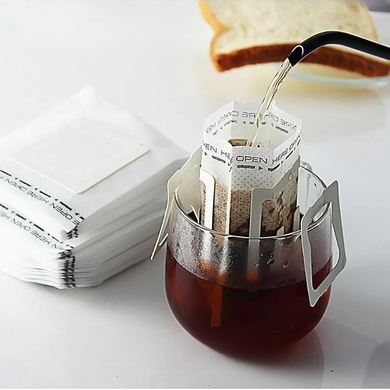 生分解性コーヒーフィルターバッグ使い捨てドリップ醸造ツールコ - Coffee Equipment Distributor のレビューと価格