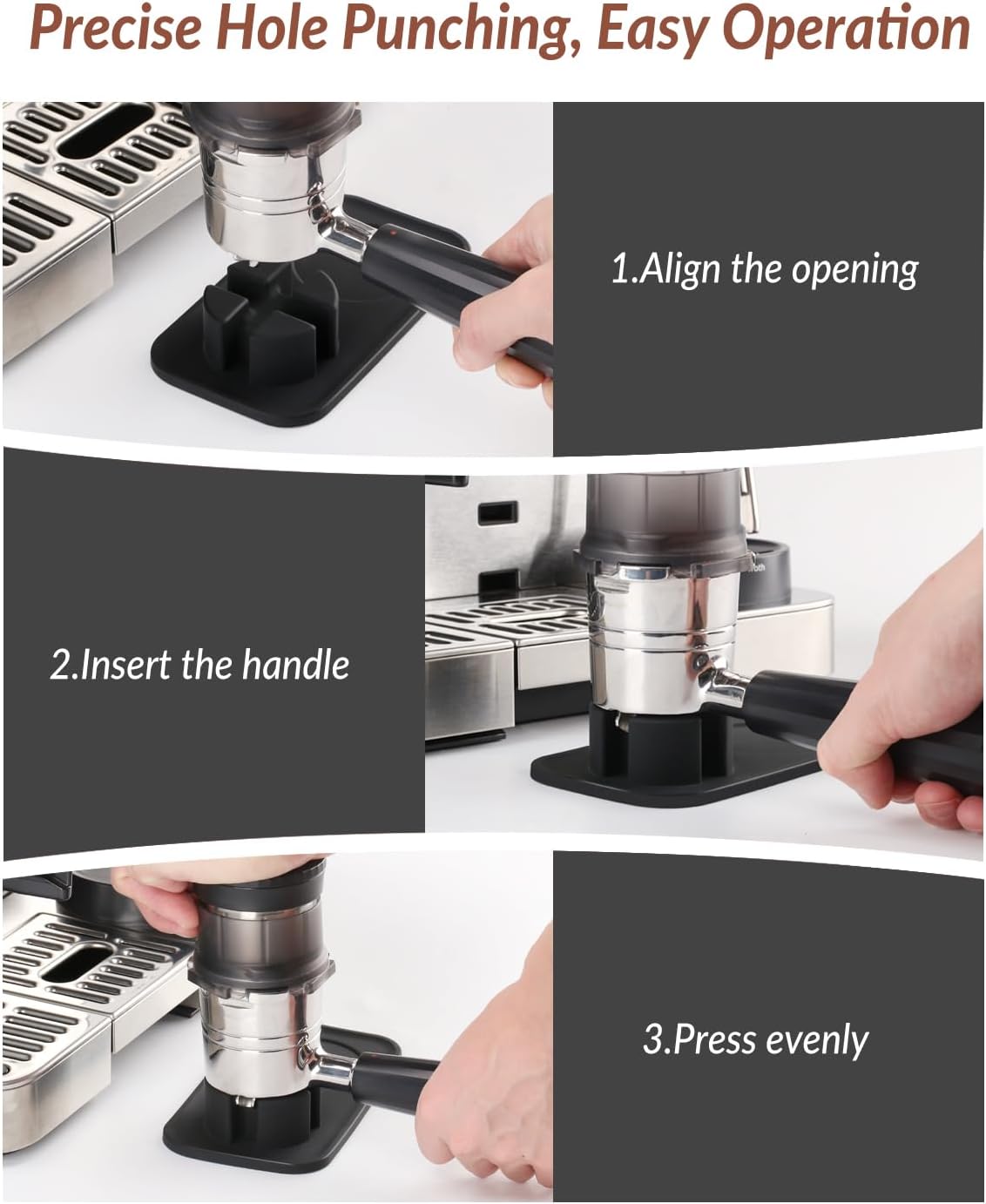 忍者ラックスカフェエスプレッソマシンES601用タンピングマ - Coffee Equipment Distributor のレビューと価格