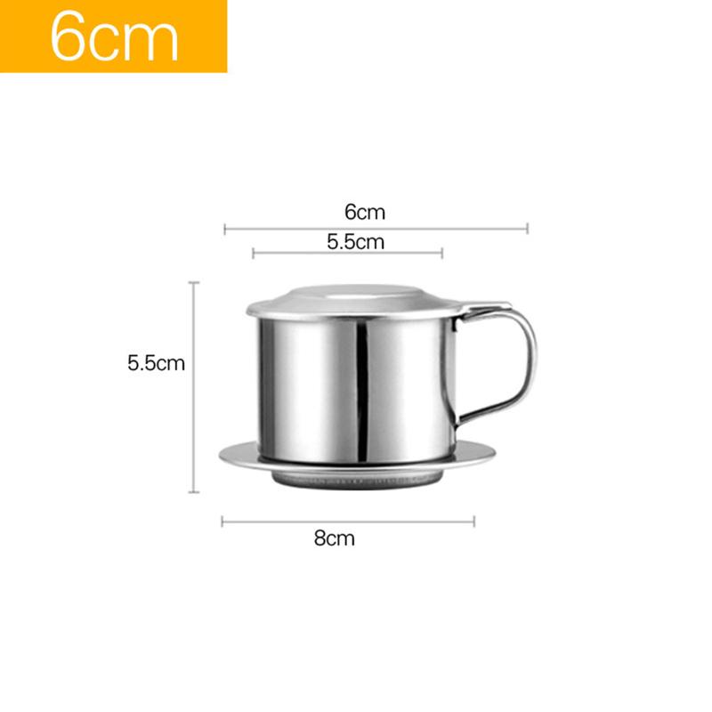 C ステンレス鋼コーヒーフィルター注入カップベトナムコーヒー - Coffee Equipment Distributor のレビューと価格