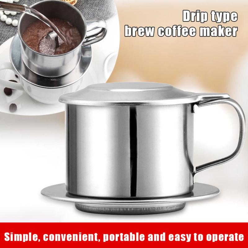 C ステンレス鋼コーヒーフィルター注入カップベトナムコーヒー - Coffee Equipment Distributor のレビューと価格