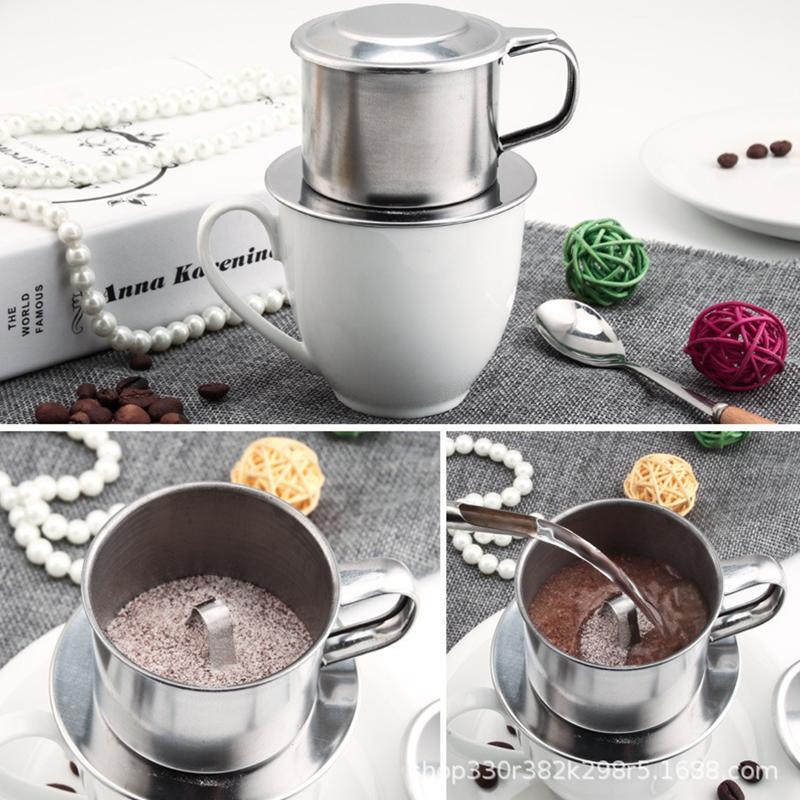 C ステンレス鋼コーヒーフィルター注入カップベトナムコーヒー - Coffee Equipment Distributor のレビューと価格