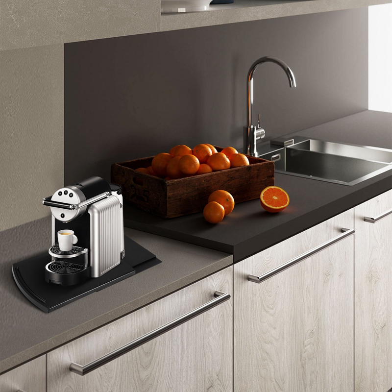 キッチンシンク用スライド式コーヒートレイマット、キャビネット - Coffee Equipment Tray のレビューと価格