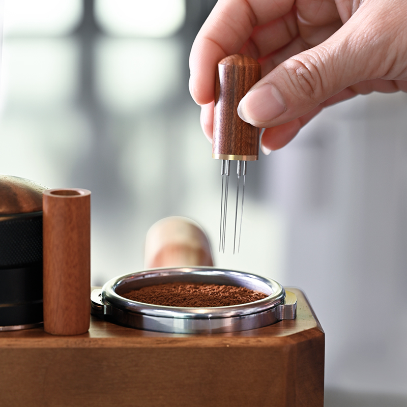 6/8 針ステンレス鋼コーヒーパウダータンパーエスプレッソス - Coffee Equipment Distributor のレビューと価格