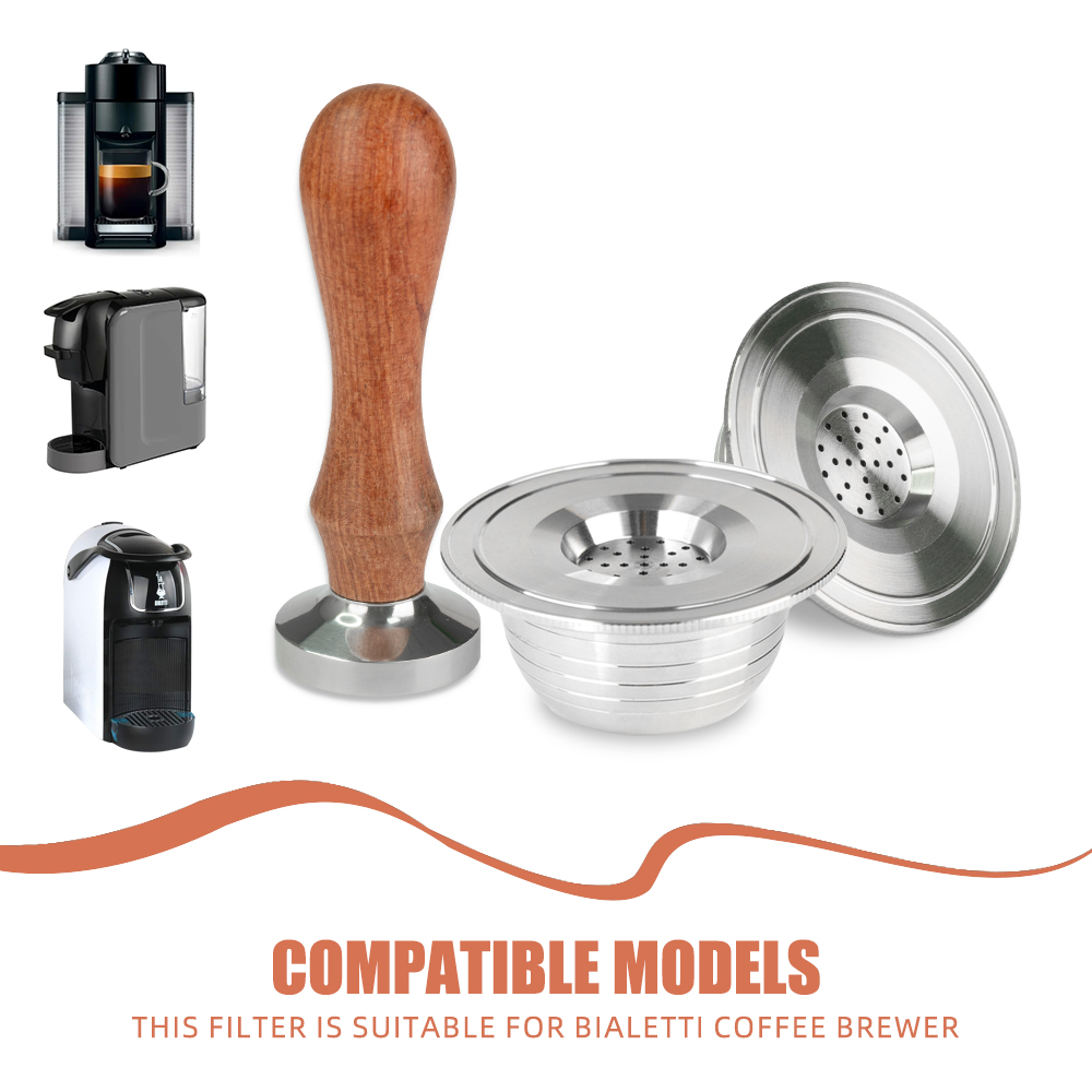 再利用可能なコーヒーカプセルと互換性のあるビアレッティコーヒ - Coffee Equipment Distributor のレビューと価格