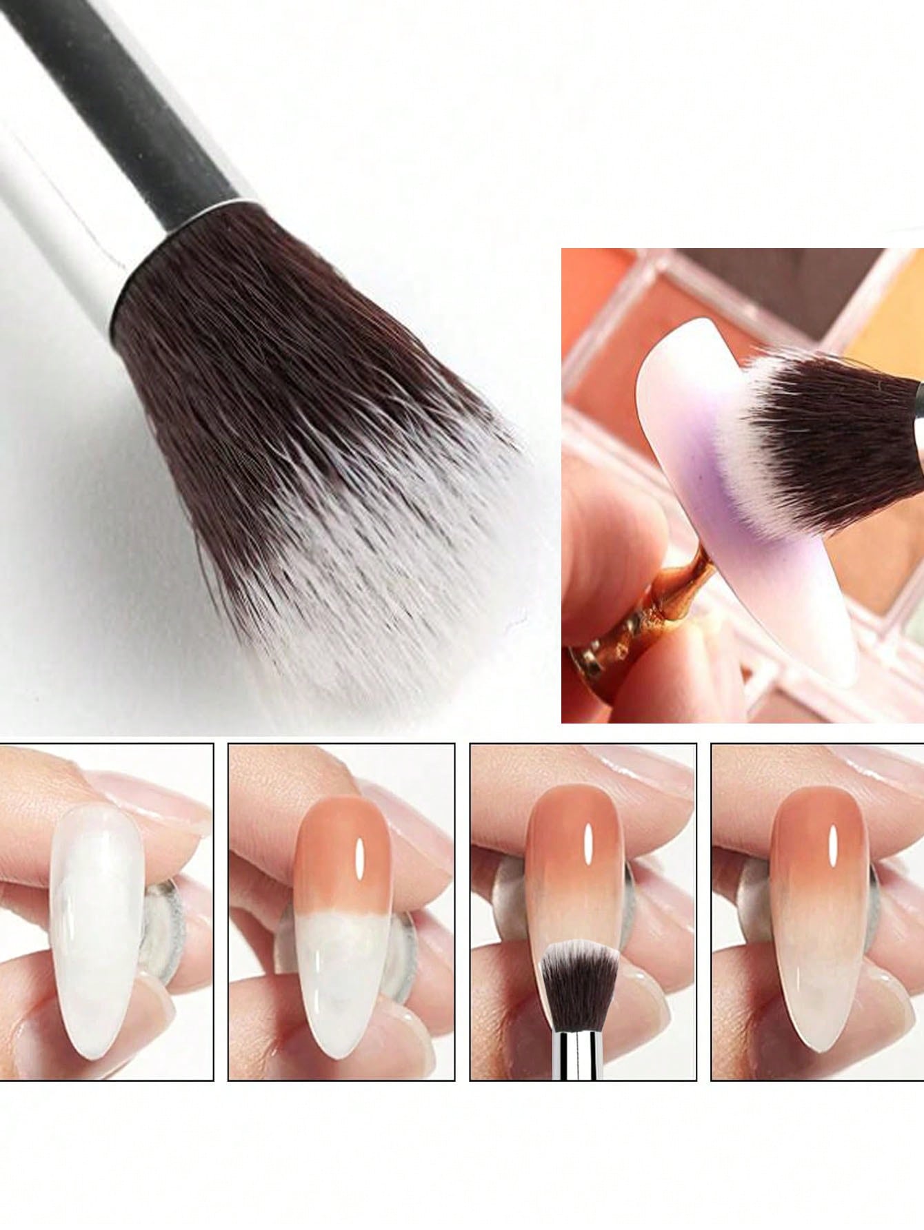 オンブルネイルブラシセット,アイシャドウ,ファンデーション, - Group Head Brush のレビューと価格