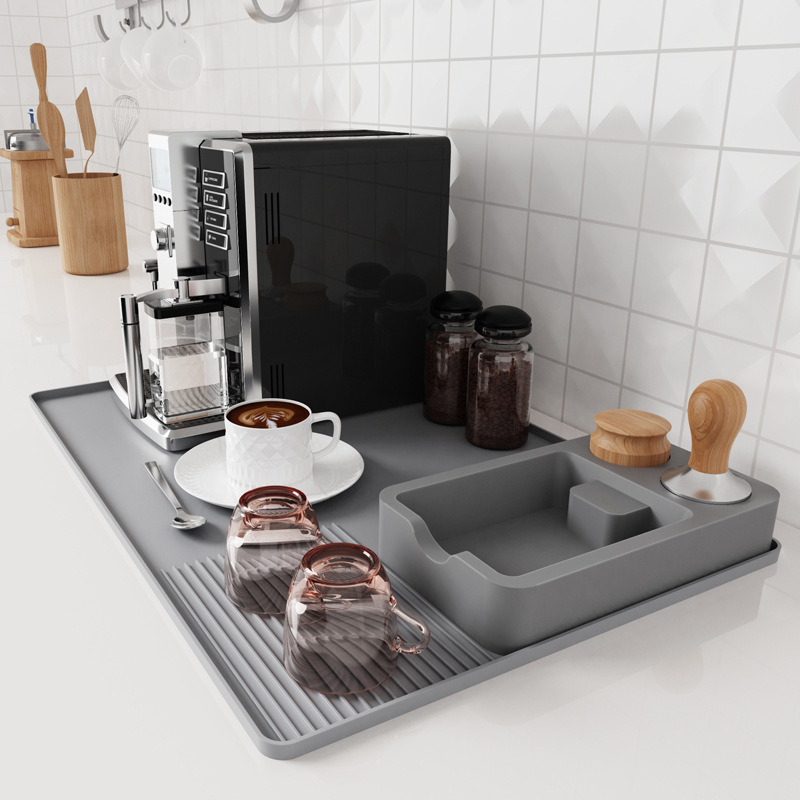 シリコンタンピングパッドコーヒーマシントレイマットこぼれ防止 - Coffee Equipment Tray のレビューと価格