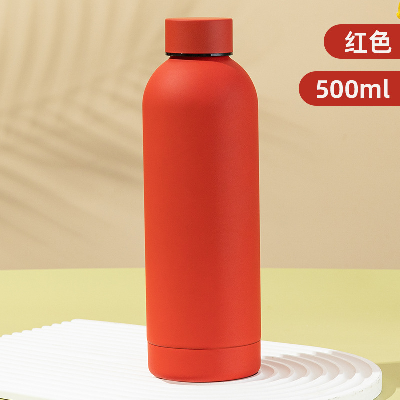 カスタムロゴ入りボトルサーマルマグ 500ml ステンレス鋼 - Coffee Equipment Logo のレビューと価格