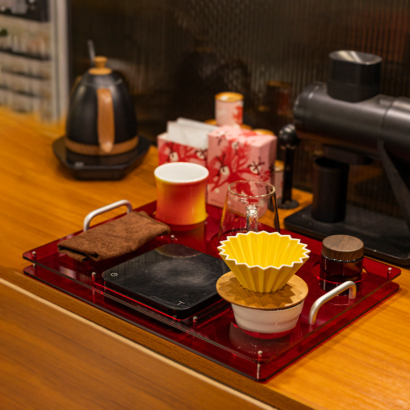 アクリル製コーヒートレイ、コーヒー器具の保管、競技用品の展示 - Coffee Equipment Tray のレビューと価格