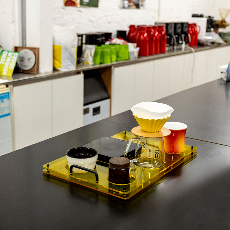 アクリル製コーヒートレイ、コーヒー器具の保管、競技用品の展示 - Coffee Equipment Tray のレビューと価格