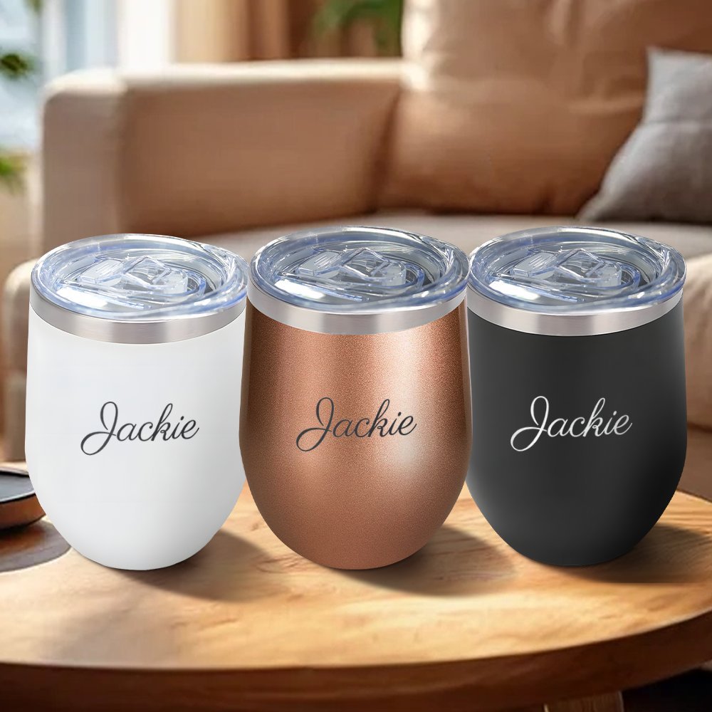 360mlステンレス製卵殻型ワインタンブラー、カスタムロゴ入 - Coffee Equipment Logo のレビューと価格
