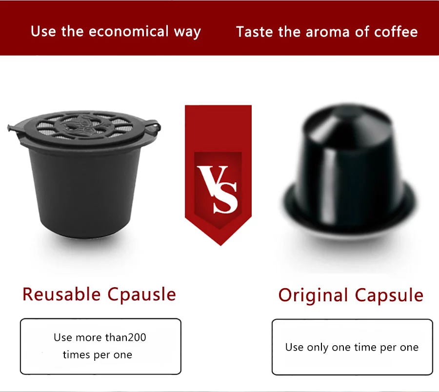 ネスプレッソマシン用再利用可能なコーヒーカプセル、ステンレス - Coffee Equipment Distributor のレビューと価格