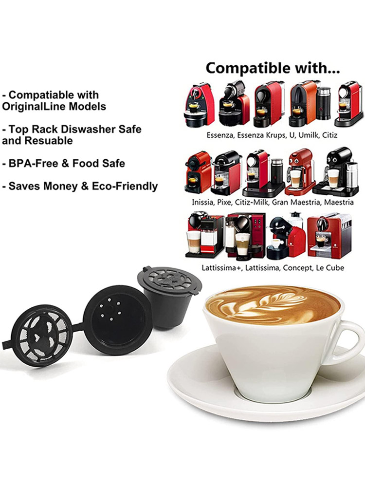 ネスプレッソマシン用再利用可能なコーヒーカプセル、ステンレス - Coffee Equipment Distributor のレビューと価格
