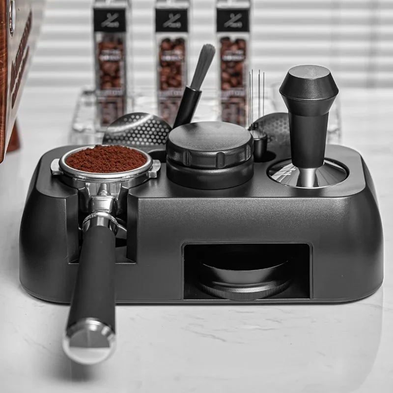 ユニバーサル ABS エスプレッソタンパーホルダーコーヒーポ - Portafilter 58Mm のレビューと価格