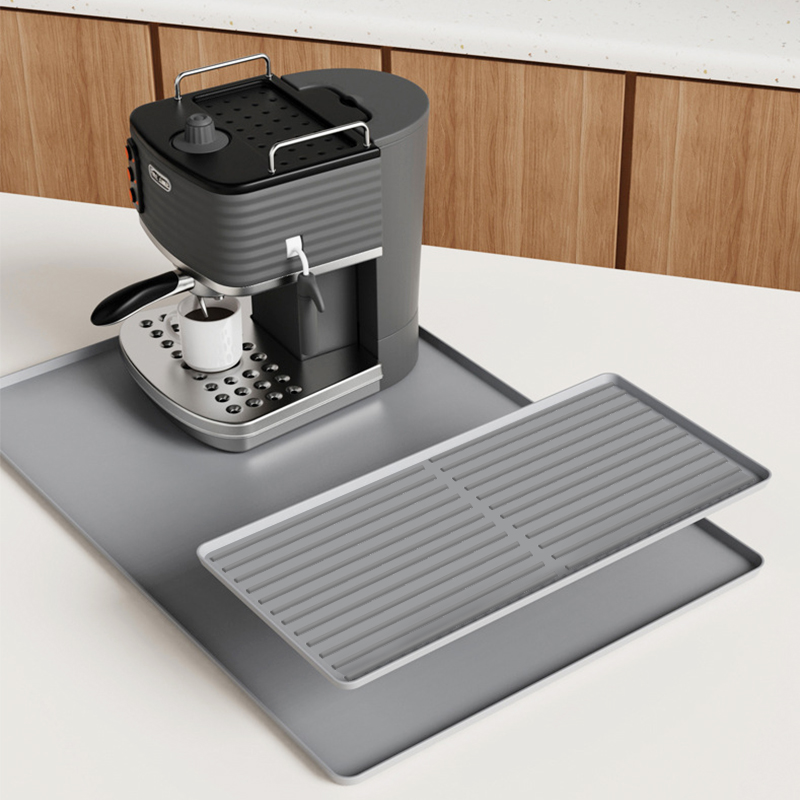 シリコーンコーヒーマシンマットトレイバーフルーツ野菜排水パッ - Coffee Equipment Tray のレビューと価格